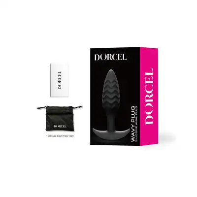Dorcel - Wavy Plug. Niesamowita wtyczka analna o intensywnie stymulującej, falowanej powierzchni