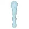 Satisfyer - Tri Ball 2 Light Blue. Wielofunkcyjny wibrator zapewniający jednoczesną potrójną stymulację łechtaczki, pochwy i anusa