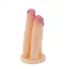 Kiotos Cox - Triple Cox. Potrójne elastyczne dildo z mocną przyssawką. Mocne, realistyczne doznania.