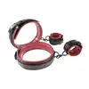 Sportsheets - Saffron Thigh &amp; Wrist Cuff Set. Zestaw do zniewalania z kajdankami na uda i nadgarstki