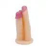 Kiotos Cox - Triple Cox. Potrójne elastyczne dildo z mocną przyssawką. Mocne, realistyczne doznania.