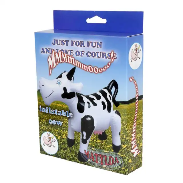 Bseries - Matylda Cow Doll. Dmuchana seks lalka w kształcie krowy, genialny śmieszny gadżet