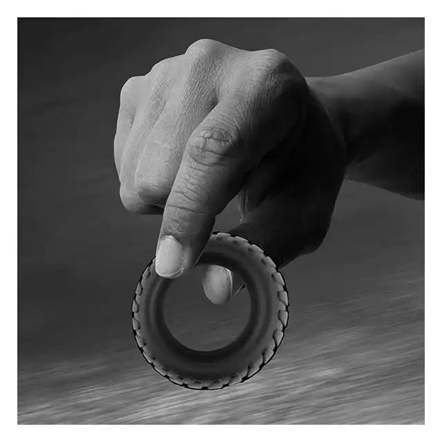 Velv'Or - Rooster Floki Pack Set Of Sturdy Looking Cock Rings - zestaw trzech mocnych i solidnych ringów na penisa. Podtrzymanie i wzmocnienie erekcji!