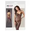 No:Xqse -  Catsuit Bodystocking S/L. Zmysłowy bodystocking z oryginalną siateczką i otwartym kroczem 