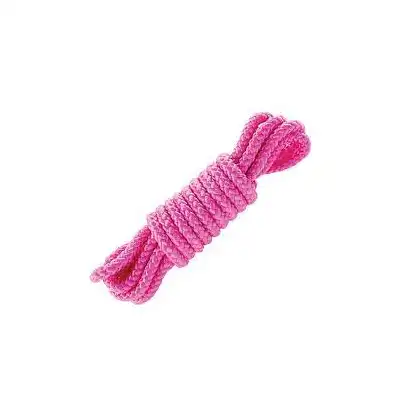 Fetish Fantasy - Bondage Rope Pink 1 Metr. Różowa, super wytrzymała lina. Cięta na metry, dodaj tyle ile metrów chcesz!