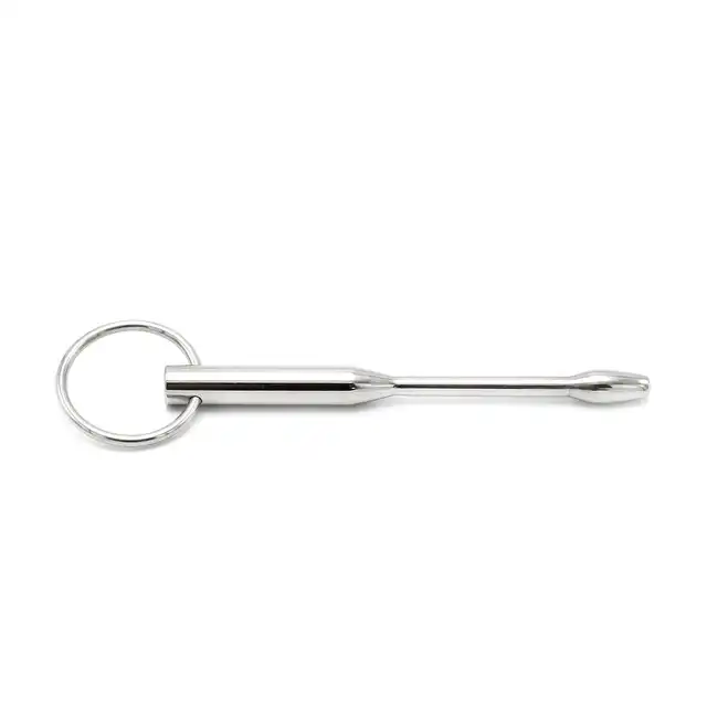 Oproducts - Solid Classy Penis Stick. Solidny dilator ze stali nierdzewnej z uchwytem typu c-ring