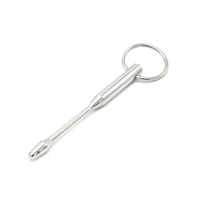 Oproducts - Solid Classy Penis Stick. Solidny dilator ze stali nierdzewnej z uchwytem typu c-ring