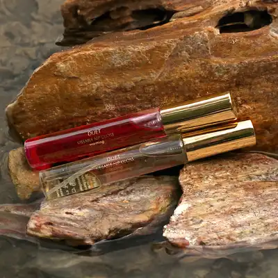 Bijoux Cosmetiques - Nip Gloss Duet - zestaw błyszczyków do seksu oralnego! Chłodzący oraz rozgrzewający 