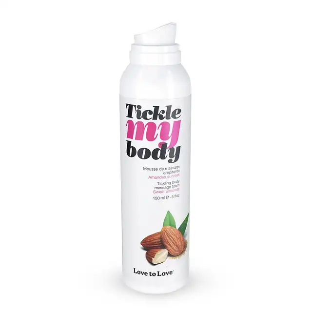 Love To Love - Tickle My Body Massage Foam Sugared Almond. Gęsta pianka do masażu z efektem mrowienia o zapachu słodkich migdałów
