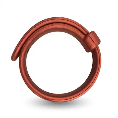 Velv'Or - Rooster Jason Size Adjustable Firm Strap Design Cock Ring Red - czerwony ring na penisa z opcją regulacji. Dopasuj swój rozmiar perfekcyjnie!