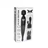 Pixey - Turbo Powerful Wired Wand Black. Potężna przewodowa magiczna różdżka w zestawie z 2 niezwykłymi nakładkami