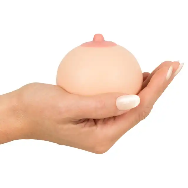 Grajmy Razem - Antistress Ball Breast. Super miękka piłeczka antystresowa w kształcie piersi, realistyczny design