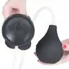 LoveToy - Squirt Extreme 9'' Squirting Dildo Black. Realistyczne dildo z przyssawką i wytryskiem. Ultra delikatna w dotyku powierzchnia, intensywne doznania