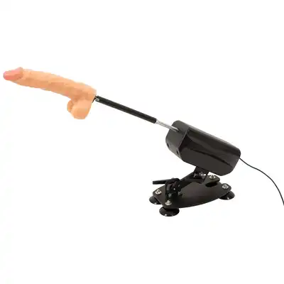 The Banger - Remote Controlles Fucking Machine. Zdalnie sterowana sex maszyna z 3 wymiennymi końcówkami 