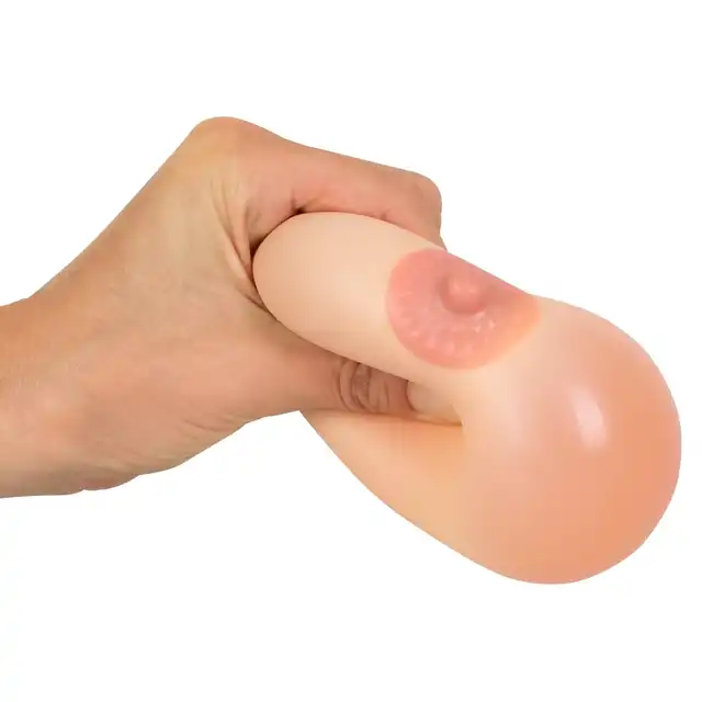 Grajmy Razem - Antistress Ball Breast. Super miękka piłeczka antystresowa w kształcie piersi, realistyczny design