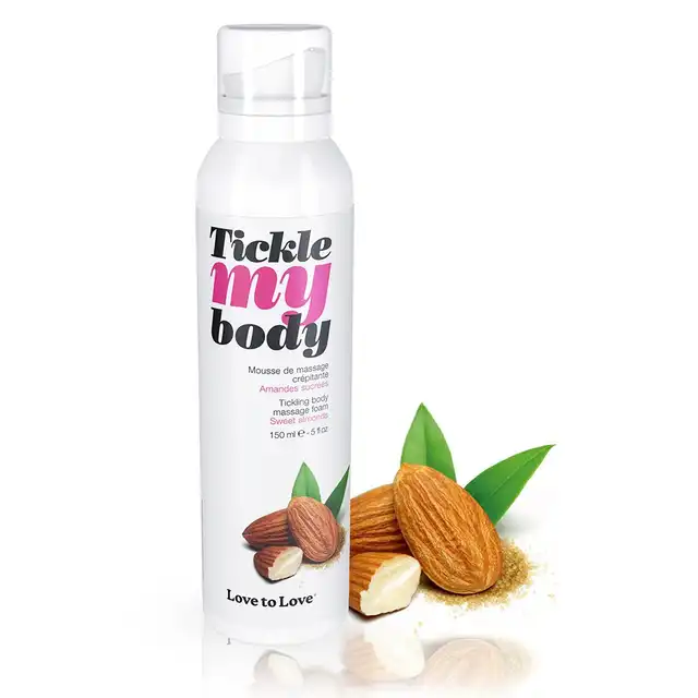 Love To Love - Tickle My Body Massage Foam Sugared Almond. Gęsta pianka do masażu z efektem mrowienia o zapachu słodkich migdałów