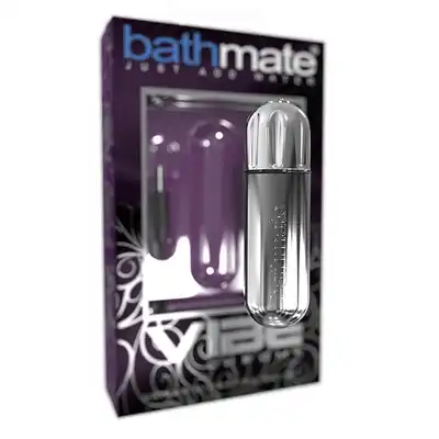 Bathmate - Vibe Bullet Vibrator Chrome - mini srebrny wibrator! Zabaw się gdzie chcesz, nawet w wannie!