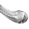 Icicles - No. 88. Szklane, zakrzywiane dildo z silikonową, zdejmowalną przyssawką. Wielowymiarowa przygoda z rozkoszą