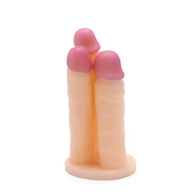 Kiotos Cox - Triple Cox. Potrójne elastyczne dildo z mocną przyssawką. Mocne, realistyczne doznania.