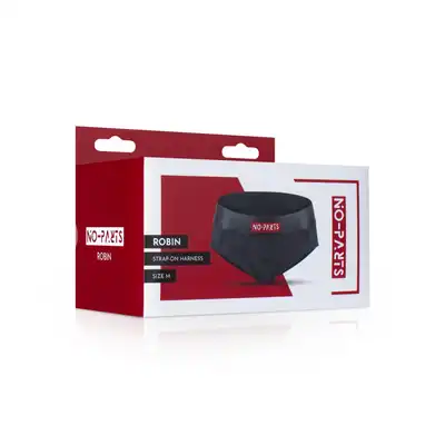No-Parts - Robin Strap On Harness M. Ultra wygodna uprząż strapon ze stabilnym pierścieniem. Idealne dopasowanie jak bielizna