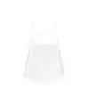 Obsessive - Heavenlly Babydoll M/L. Biała koszulka babydoll z rozkloszowanym dołem. Delikatny, prześwitujący materiał na noc poślubną