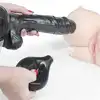 LoveToy - Squirt Extreme 9'' Squirting Dildo Black. Realistyczne dildo z przyssawką i wytryskiem. Ultra delikatna w dotyku powierzchnia, intensywne doznania