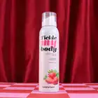 Love To Love - Tickle My Body Massage Foam Strawberry. Gęsta pianka do masażu z efektem mrowienia o zapachu soczystej truskawki