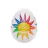 Tenga - Shiny Egg. Kompaktowy, kieszonkowy masturbator w formie mini jajeczka. Żebrowanie, wypustki i super rozciągliwy materiał