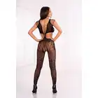Livia Corsetti - Tubiana Bodystoking S/L. Uwodzicielski otwarty bodystocking, uwydatniający biust, talię i pośladki