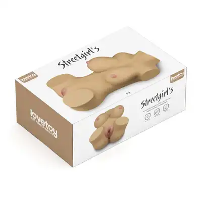 LoveToy - StreetGirls #5. Nowoczesny masturbator w formie kobiecego tułowia z dużymi piersiami. Ciasny anus i seksowna wagina dla całkowitego zaspokojenia