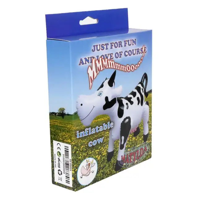 Bseries - Matylda Cow Doll. Dmuchana seks lalka w kształcie krowy, genialny śmieszny gadżet