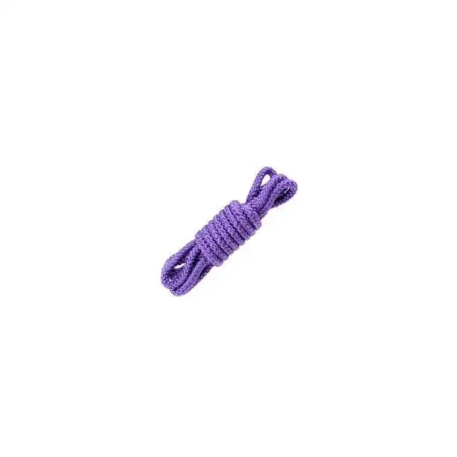 Fetish Fantasy - Bondage Rope Purple 1 Metr. Fioletowa, super wytrzymała lina. Cięta na metry, dodaj tyle ile metrów chcesz!