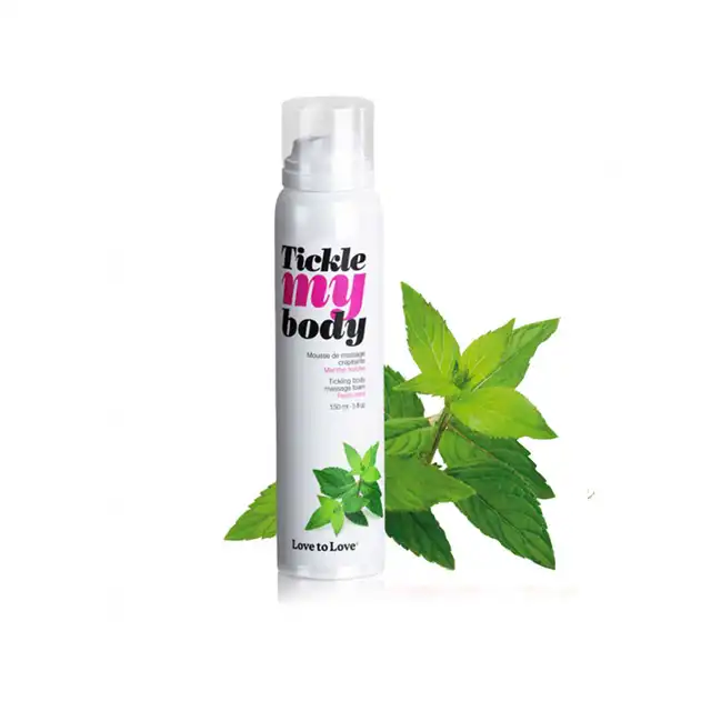 Love To Love - Tickle My Body Massage Foam Fresh Mint. Gęsta pianka do masażu z efektem mrowienia o zapachu świeżej mięty