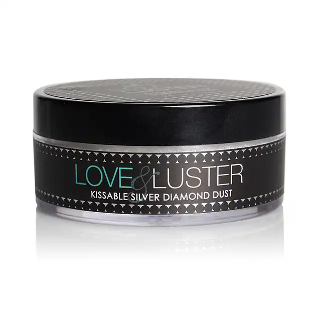 Sensuva - Love &amp; Luster Kissable Diamond Dust 59 ml - błyszczący puder do ciała. Jadalny oraz słodki! Daj się wycałować