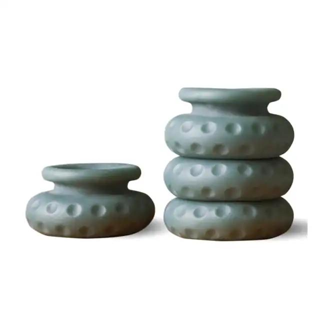 Ohnut - Classic Soft Buffer Rings (Set Of 4) Aloe - zestaw 4 ringów na penisa. Łącz je jak chcesz i baw się przyjemnością!
