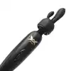 Pixey - Turbo Powerful Wired Wand Black. Potężna przewodowa magiczna różdżka w zestawie z 2 niezwykłymi nakładkami