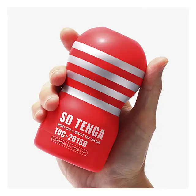 Tenga - SD Original Vacuum Cup Regular. Mini, kompaktowy masturbator w kubeczku. Niesamowita i intensywna stymulacja licznymi wypustkami