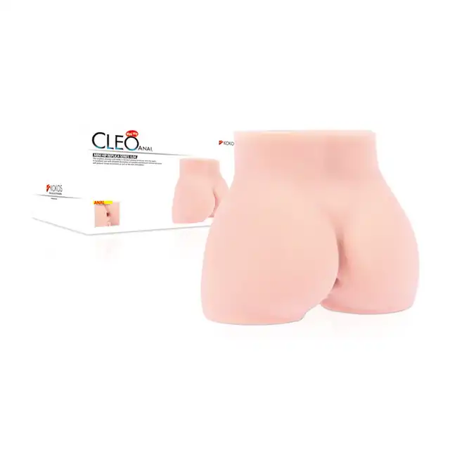 Kokos - Cleo Anus. Masturbator realistyczny z okrągłymi pośladkami i rozchylonym anusem. Wyraźnie mocniejsza stymulacja