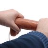 Baile - Ultra Passionate Harness Vibrator 6.2". Wibrator realistyczny z uprzężą strapon, mocna stymulacja z dodatkową stymulacją
