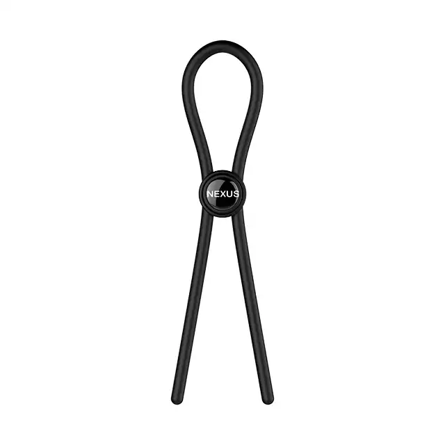Nexus - Adjustable Silicone Cock Ring. Pierścień erekcyjny w formie lasso, w pełni regulowany