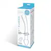 Gläs - Classic Curved Dual Ended Dildo 9.5”. Szklane podwójne dildo do stymulacji analnej i punktu G, hipoalergiczny materiał