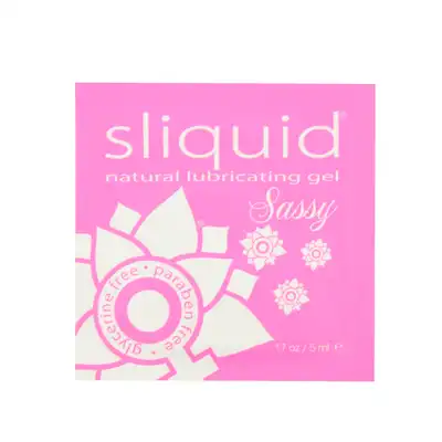 Sliquid - Sassy 5ml - żel analny na bazie wody, bez gliceryny i parabenów. Pojemność idealna na podróż! 