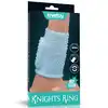 Lovetoy - Knights Ring Drip Blue - nakładka na penisa ze stymulującymi wypustkami i opcja wibracji.