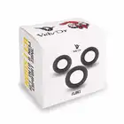 Velv'Or - Rooster Floki Pack Set Of Sturdy Looking Cock Rings - zestaw trzech mocnych i solidnych ringów na penisa. Podtrzymanie i wzmocnienie erekcji!
