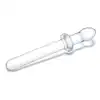 Gläs - Classic Smooth Dual Ended Dildo 9.25". Podwójne szklane dildo, prosty trzon i plug analny do wyrazistej stymulacji