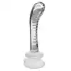 Icicles - No. 88. Szklane, zakrzywiane dildo z silikonową, zdejmowalną przyssawką. Wielowymiarowa przygoda z rozkoszą