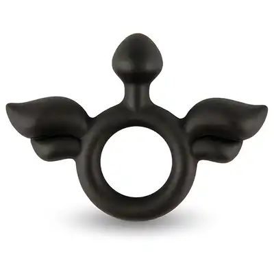 Velv'Or - Rooster Jeliel Angel Design Cock Ring - silikonowy ring na penisa o designie anioła. Dodaj sobie skrzydeł!