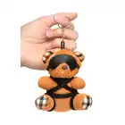 Master Series - Rope Teddy Bear Keychain - unikatowy prezent. Mini miś ze sznurem i maską z opcją przypięcia