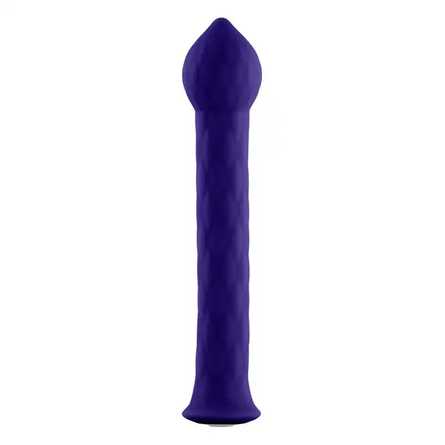 FemmeFunn - Diamond Wand Dark Purple. Super elastyczny wibrator do punktowej stymulacji. Super elastyczny, wodoodporny i dyskretny
