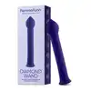 FemmeFunn - Diamond Wand Dark Purple. Super elastyczny wibrator do punktowej stymulacji. Super elastyczny, wodoodporny i dyskretny